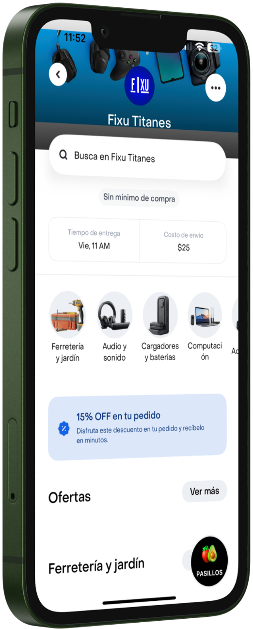 Tienda Fixu Titanes disponible en Rappi
