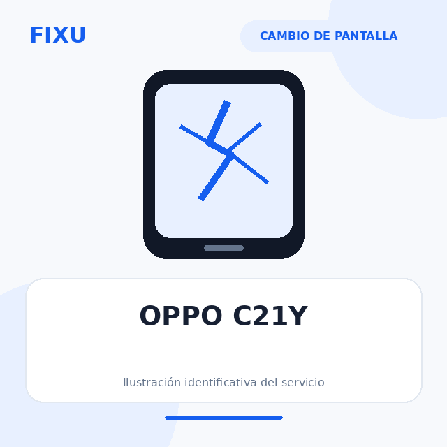 OPPO C21Y – Cambio de pantalla
