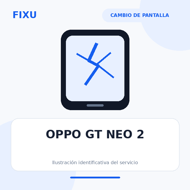 OPPO GT NEO 2 – Cambio de pantalla