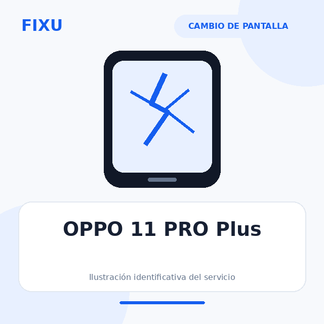 OPPO 11 PRO Plus – Cambio de pantalla (Economica)