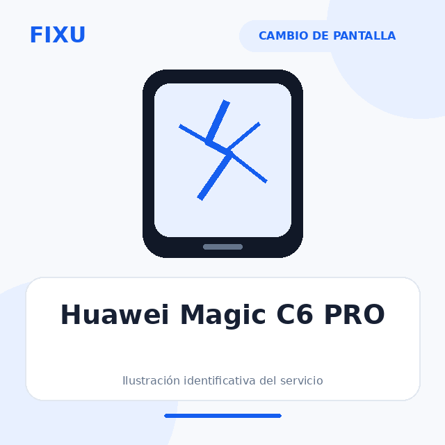 Huawei Magic C6 PRO – Cambio de pantalla