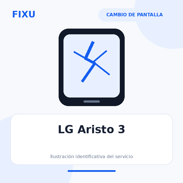 LG Aristo 3 – Cambio de pantalla