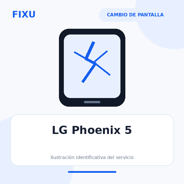 LG Phoenix 5 – Cambio de pantalla