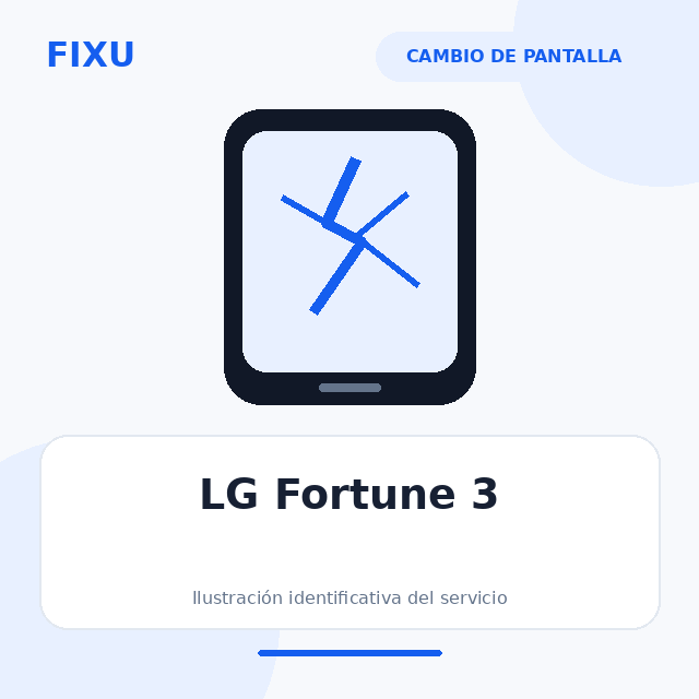 [LG -K31K32Q31ARISTO5K8XPHOENIX5FORTUNE3-STD-444-M06] LG Fortune 3 – Cambio de pantalla