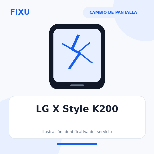 LG X Style K200 – Cambio de pantalla