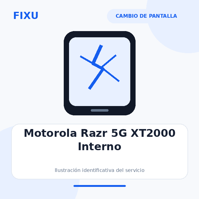 [MOT-RAZR20192020RAZR5GXT2000INTERNO-ORI-630-M01] Motorola Razr 5G – Cambio de pantalla