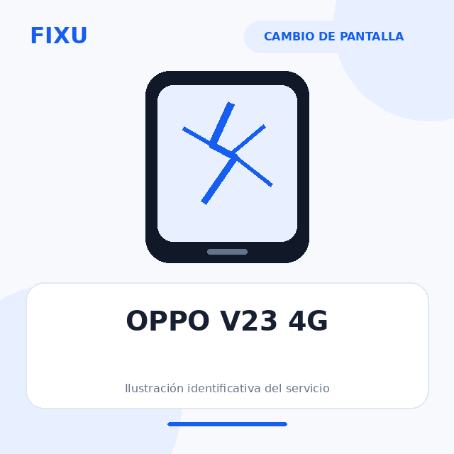 OPPO V23 4G – Cambio de pantalla
