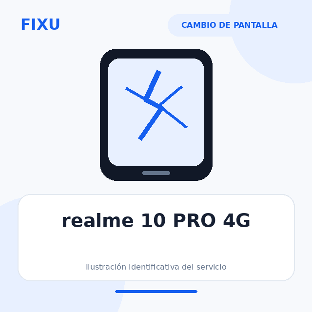 realme 10 PRO 4G – Cambio de pantalla