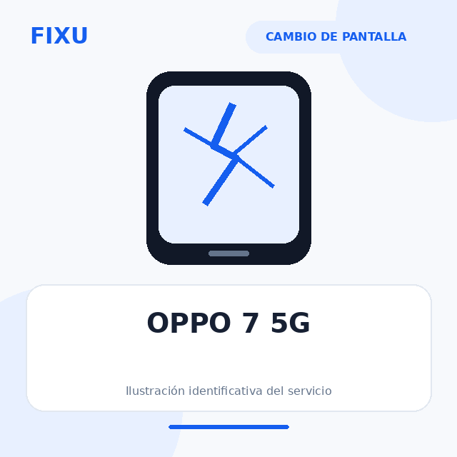 OPPO 7 5G – Cambio de pantalla