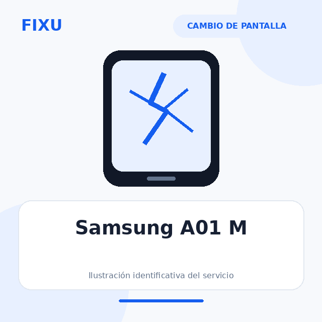 [SAM-A01M-STD-827] Samsung A01 M – Cambio de pantalla