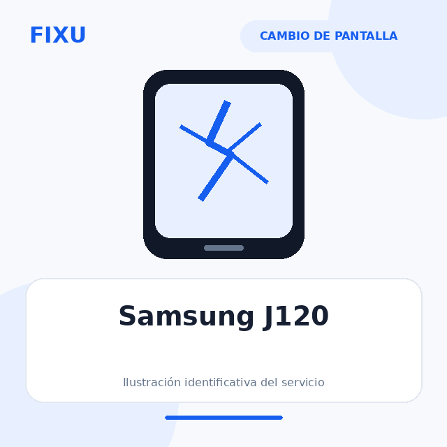 Samsung J120 – Cambio de pantalla