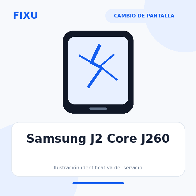 [SAM-J2COREJ260-ORI-1000] Samsung J2 Core J260 – Cambio de pantalla