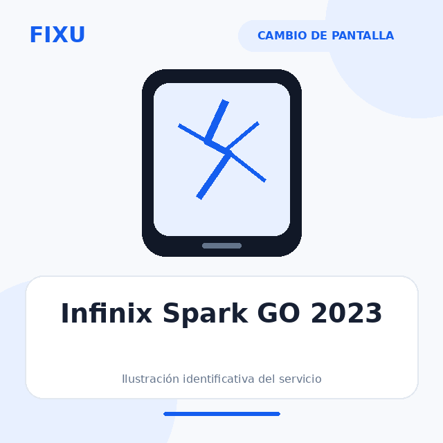 Infinix Spark GO 2023 – Cambio de pantalla