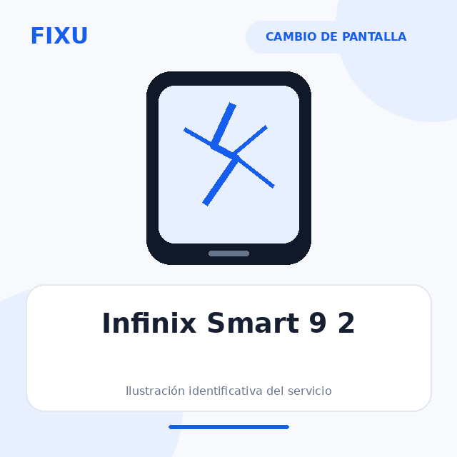 [INF-HOT50IHOT505GSPARK30CSMART92-ORI-1333-M01] Infinix Smart 9 2 – Cambio de pantalla