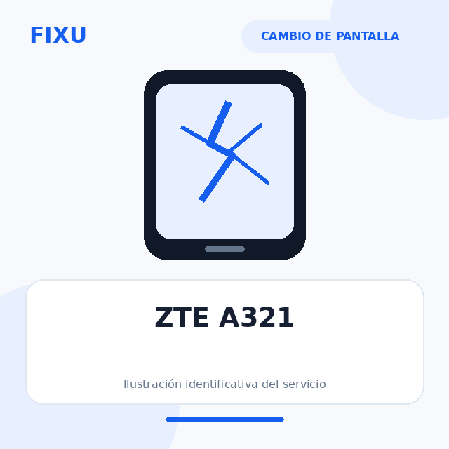 ZTE A321 – Cambio de pantalla