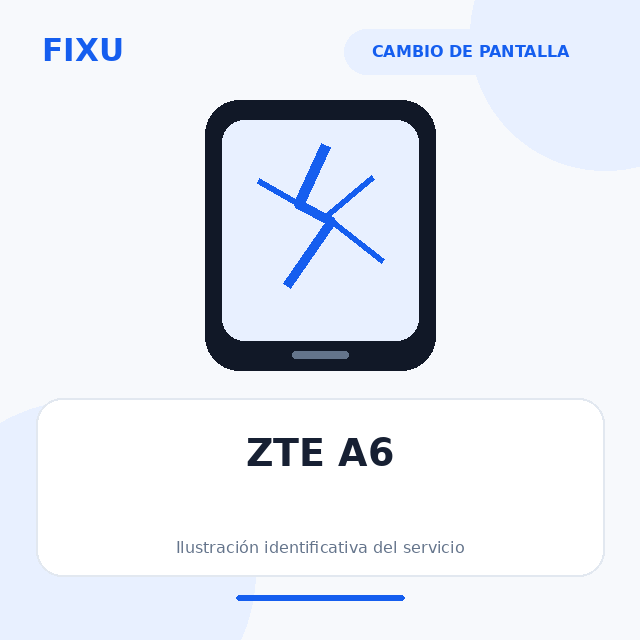 ZTE A6 – Cambio de pantalla