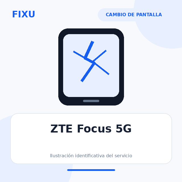 ZTE Focus 5G – Cambio de pantalla