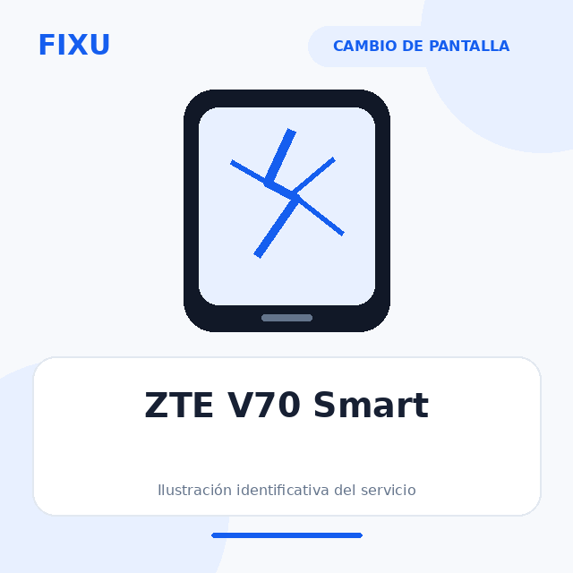 ZTE V70 Smart – Cambio de pantalla