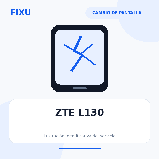 ZTE L130 – Cambio de pantalla