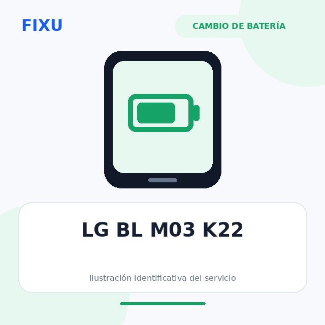 [SERV-BAT-JUN26-0027] LG BL M03 K22 – Cambio de batería