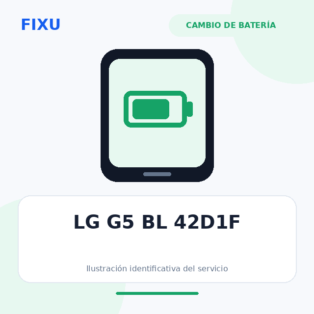 LG G5 BL 42D1F – Cambio de batería