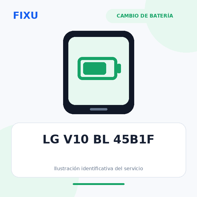 LG V10 BL 45B1F – Cambio de batería