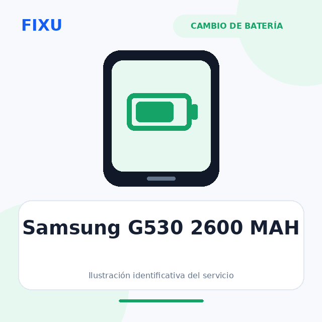 Samsung G530 2600 MAH – Cambio de batería