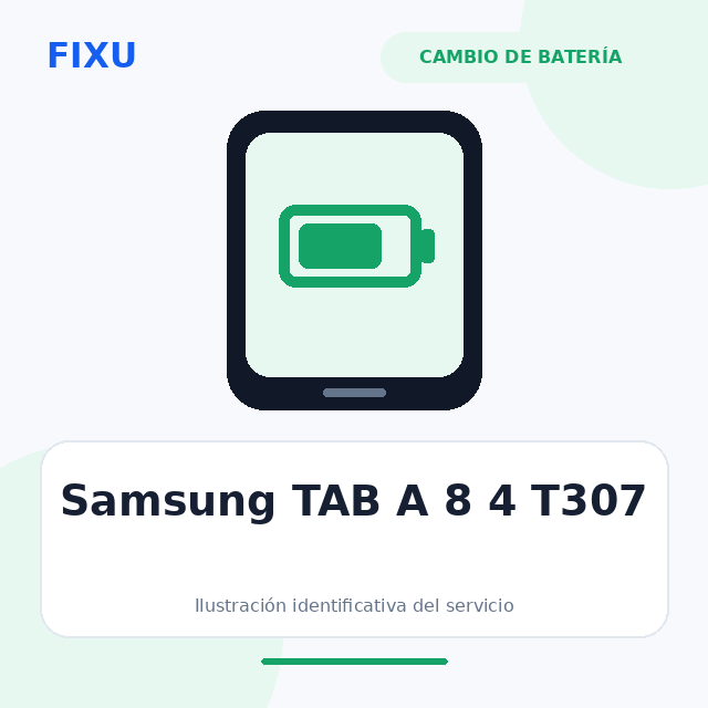 Samsung TAB A 8 4 T307 – Cambio de batería