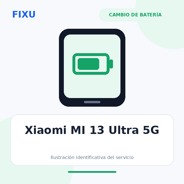 Xiaomi MI 13 Ultra 5G – Cambio de batería
