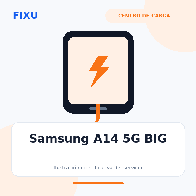 Samsung A14 5G BIG – Cambio de centro de carga