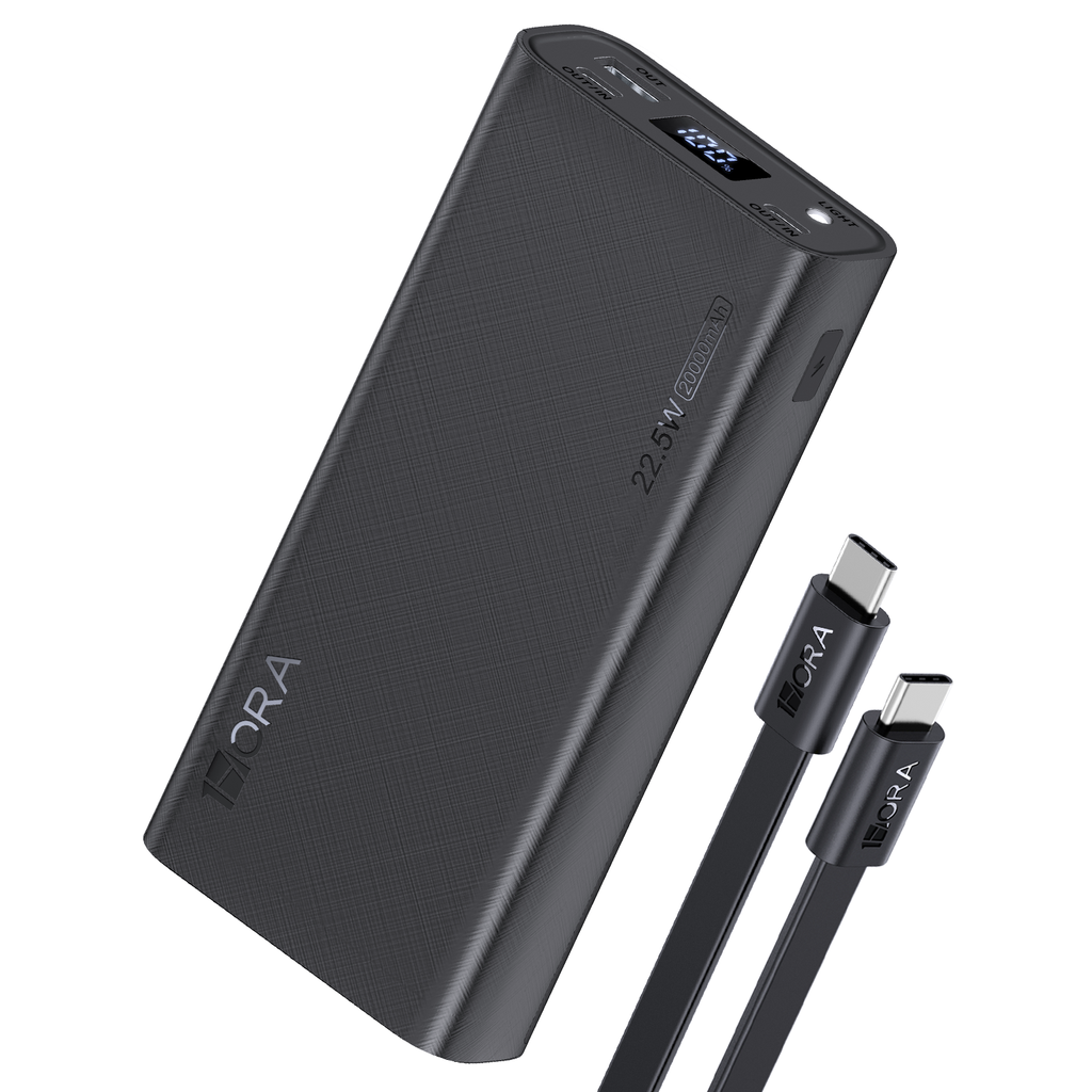[GAR158N] Batería portátil 1Hora GAR158 20000mAh 22.5W – Negro
